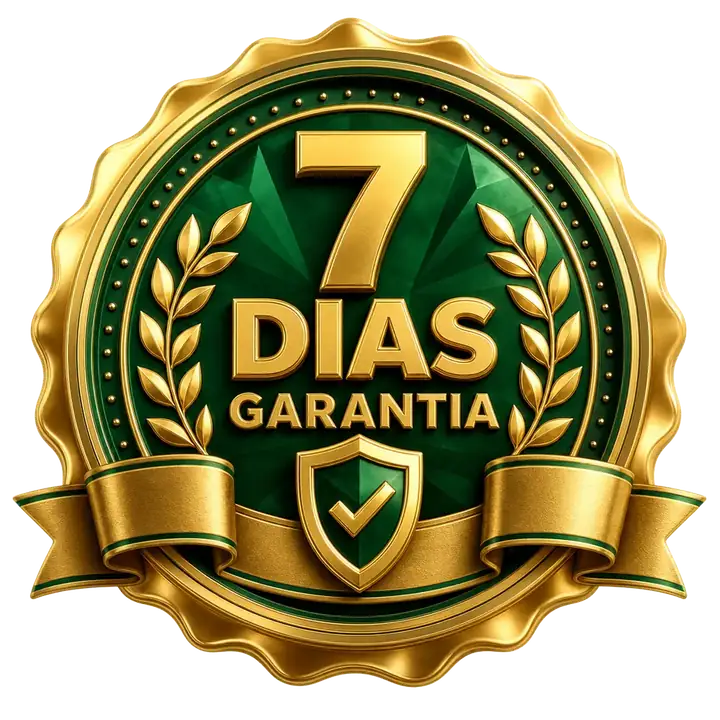 Selo de garantia incondicional de 7 dias